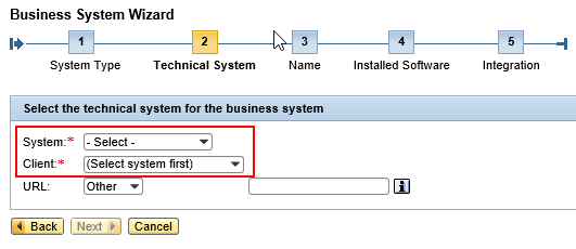 Select Technical System Detail like System and Client