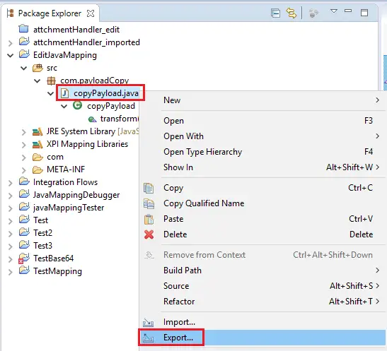 Export edited Java Class as .jar