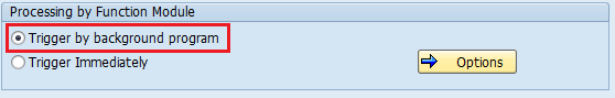 Set the iDoc processing to background mode in we20