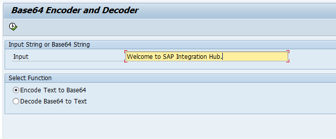 Encoder and Decoder program for SAP ABAP.