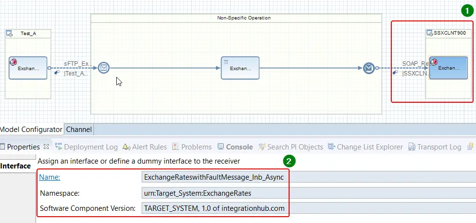 Interface detail (name, namespace and SWCV) in iFlow